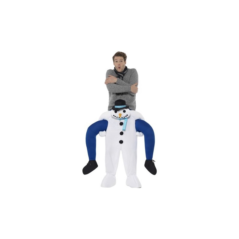 DEGUISEMENT PIGGYBACK A DOS DE BONHOMME DE NEIGE DEGUISEMENT PIGGYBACK A DOS DE BONHOMME DE NEIGE