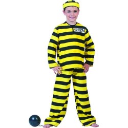 DEGUISEMENT PRISONNIER DALTON TAILLE 10 ANS