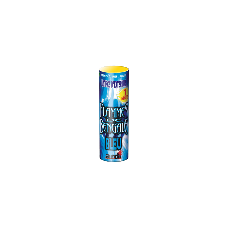 FLAMME DE BENGALE BLEU 1 MINUTE FLAMME DE BENGALE BLEU 1 MINUTE