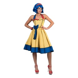 DEGUISEMENT ROBE POPART JAUNE TAILLE 40-42