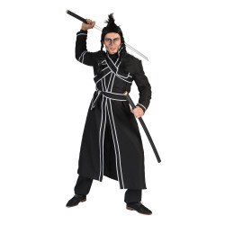 DEGUISEMENT SAMOURAI NOIR SULU  TAILLE 56-58