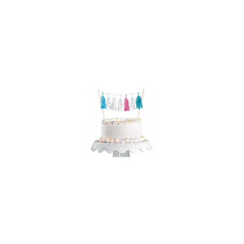 DECORATION POUR GATEAU POMPOM SIRENE DECORATION POUR GATEAU POMPOM SIRENE