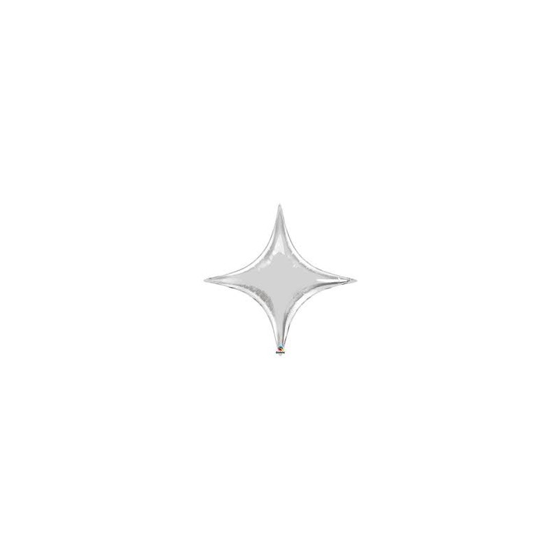 BALLON METALLIQUE ETOILE STARPOINT ARGENT 79 X 78.5 CM BALLON METALLIQUE ETOILE STARPOINT ARGENT 79 X 78.5 CM