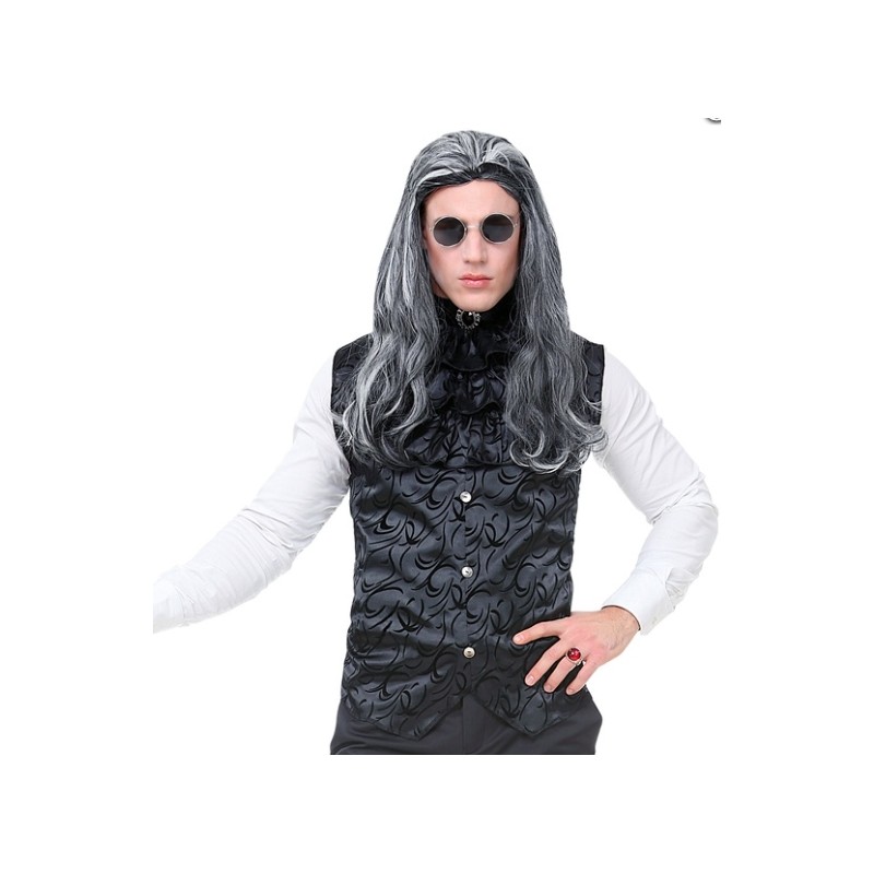 GILLET GOTHIQUE AVEC JABOT TAILLE L-XL GILLET GOTHIQUE AVEC JABOT TAILLE L-XL