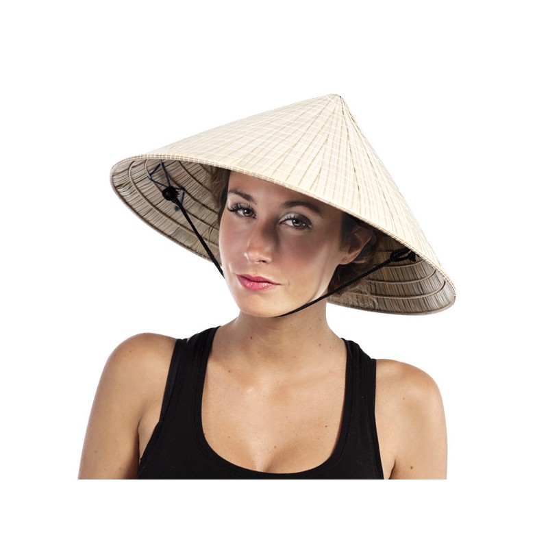 CHAPEAU DE PAILLE VIETNAMIEN ADULTE CHAPEAU DE PAILLE VIETNAMIEN ADULTE