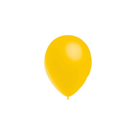 12 BALLONS LATEX 28 CM JAUNE D'OR BALLOONIA