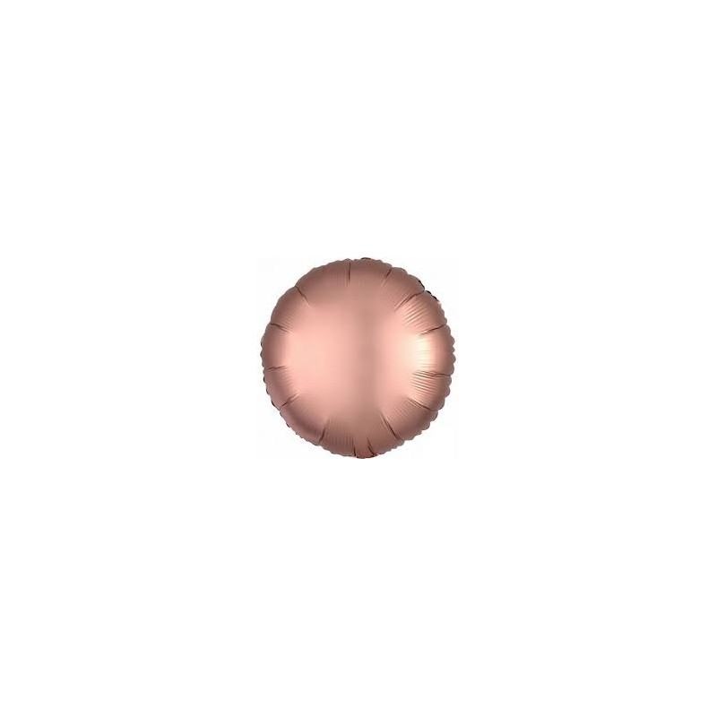 BALLON METALLIQUE ROND SATIN ROSE GOLD 43 CM BALLON METALLIQUE ROND SATIN ROSE GOLD 43 CM