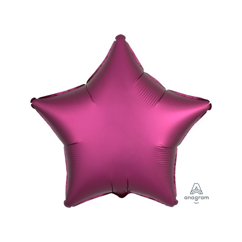 BALLON METALLIQUE ETOILE SATIN POMEGRANA FUSCHIA 43 CM BALLON METALLIQUE ETOILE SATIN POMEGRANA FUSCHIA 43 CM