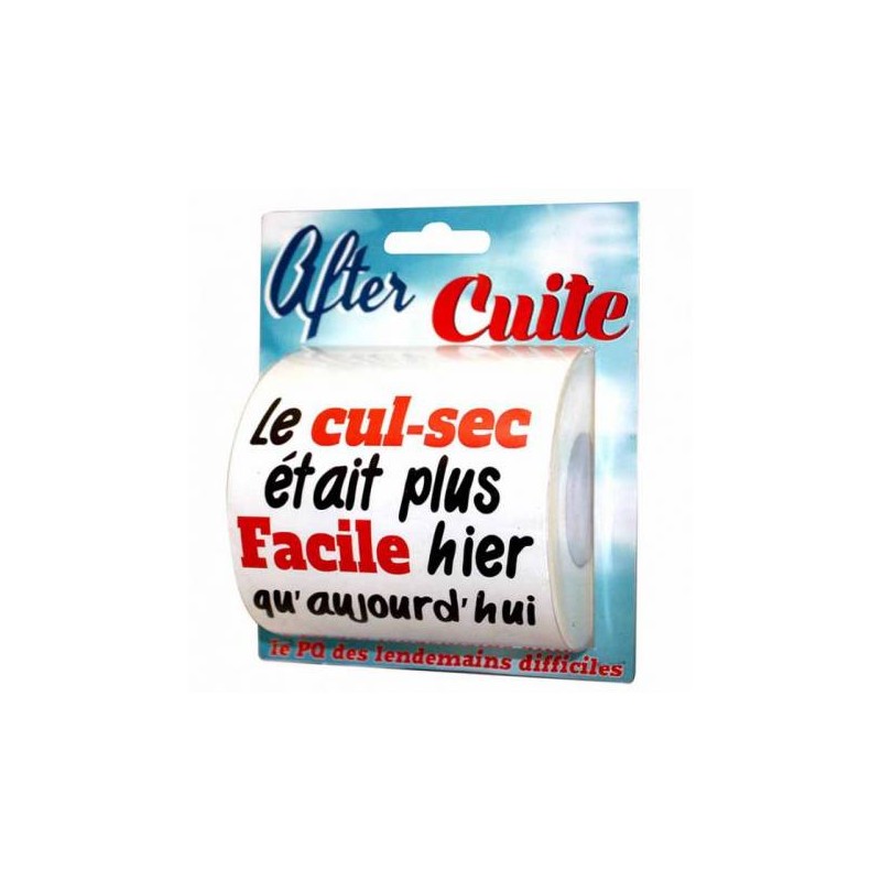 PAPIER TOILETTE AFTER CUITE PAPIER TOILETTE AFTER CUITE