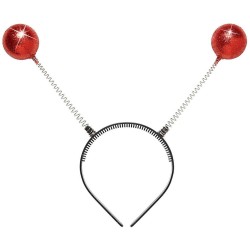 SERRE-TETE BOULE PAILLETTE ROUGE 