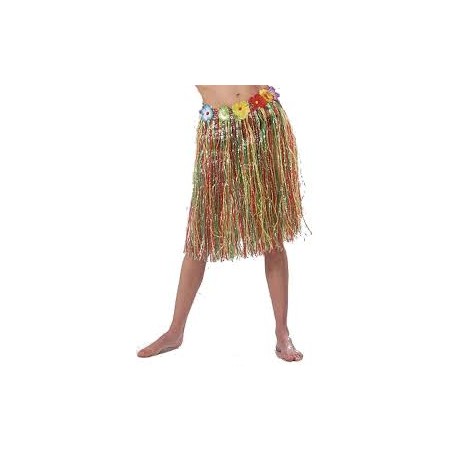 JUPE HAWAIENNE MULTICOLORE 
