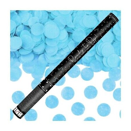 CANON A CONFETTIS BABY SHOWER GARCON BLEU