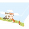 NAPPE PAPIER ANIMAUX DE LA FORET 1.80 X 1.20 M 