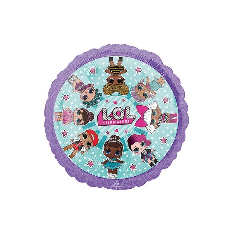 BALLON METALLIQUE ROND LOL SURPRISE 43 CM BALLON METALLIQUE ROND LOL SURPRISE 43 CM
