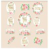 DECORATION MURALE SWEET  BABY GIRL 