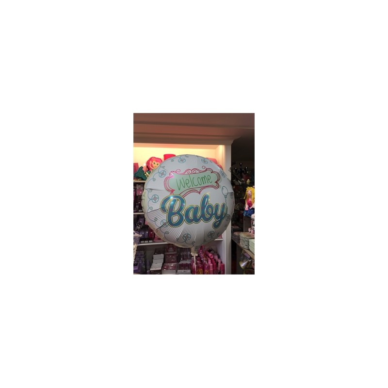 BALLON METALLIQUE 35CM WELCOME BABY IBREX