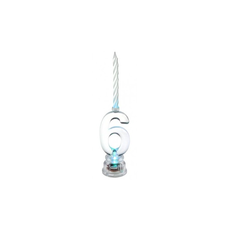 BOUGIE LED CHIFFRE 6 BOUGIE LED CHIFFRE 6