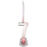 BOUGIE LED CHIFFRE 7 