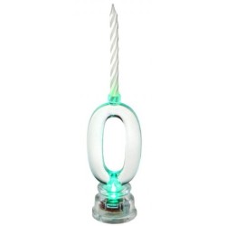 BOUGIE LED CHIFFRE 0 