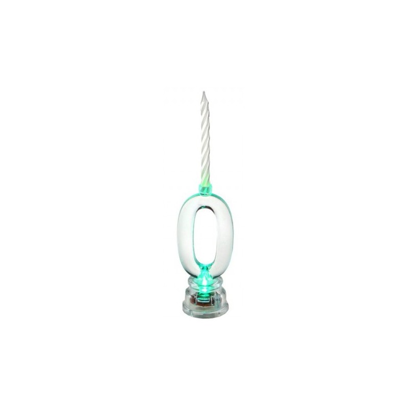 BOUGIE LED CHIFFRE 0 BOUGIE LED CHIFFRE 0