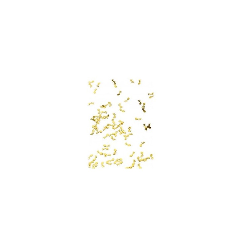 CONFETTIS DE TABLE NOTE DE MUSIQUE OR CONFETTIS DE TABLE NOTE DE MUSIQUE OR