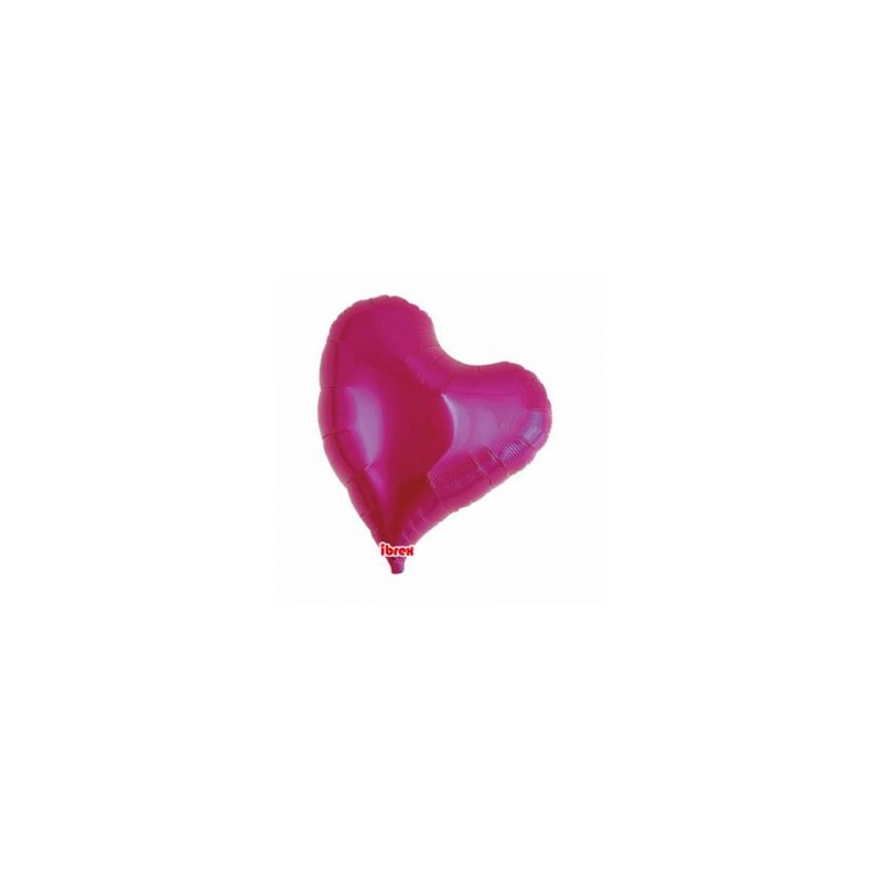 BALLON METALLIQUE COEUR SWEET FUSCHIA 36 CM 14" IBREX BALLON METALLIQUE COEUR SWEET FUSCHIA 36 CM 14" IBREX