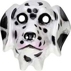 MASQUE PLASTIQUE CHIEN DALMATIEN 