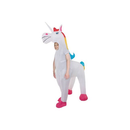 DEGUISEMENT GONFLABLE LICORNE GEANTE 6-12 ANS 