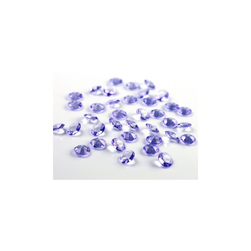 CONFETTIS DE TABLE DIAMANT LILAS CONFETTIS DE TABLE DIAMANT LILAS