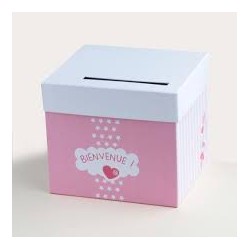 URNE BIENVENUE ROSE