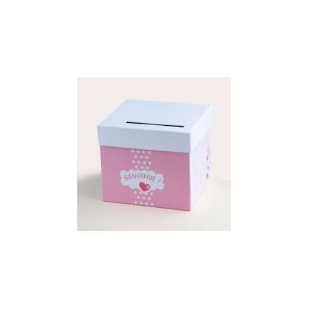 URNE BIENVENUE ROSE