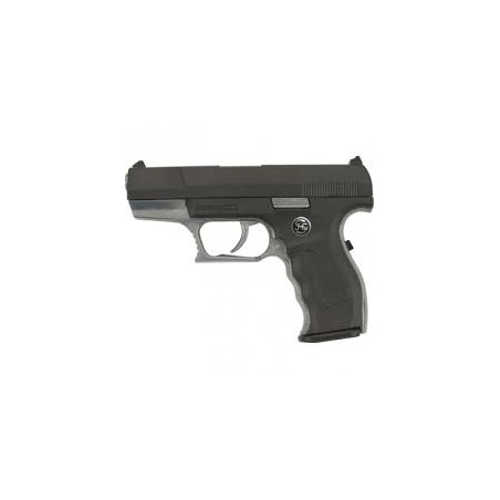 PISTOLET EUROCOP 13 COUPS 16.5 CM METAL POLICE