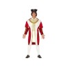 DEGUISEMENT ROI MEDIEVAL ROUGE ET OR TAILE M 