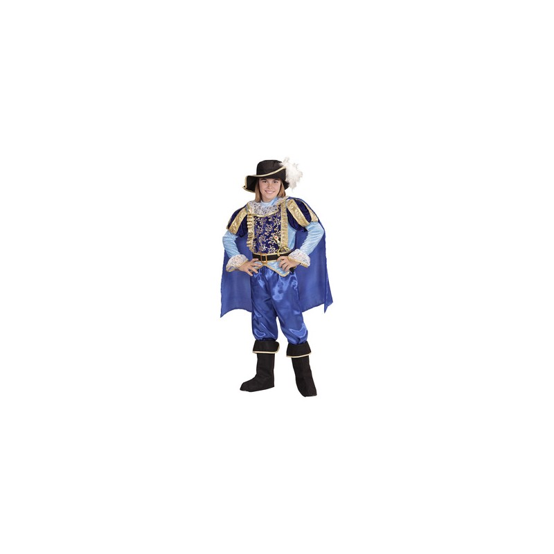 DEGUISEMENT DE PRINCE CHARMATN BLEU TAILLE 140 CM 