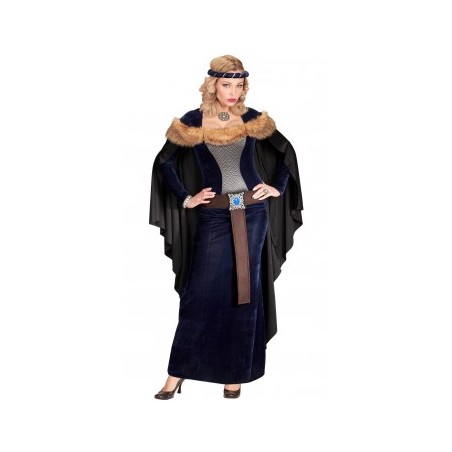 DEGUISEMENT PRINCESSE MEDIEVAL AVEC FOURRURE TAILLE M