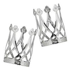 PETITE COURONNE EN ALUMINIUM ARGENT 
