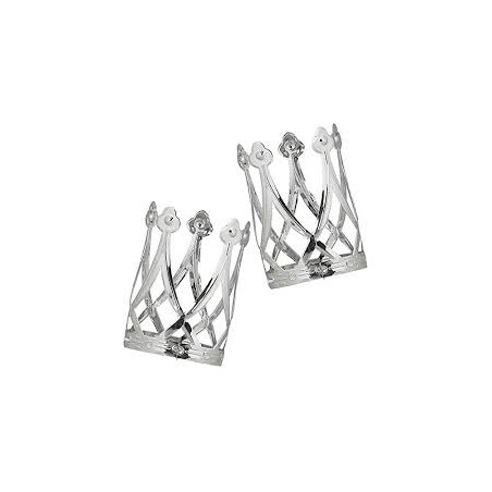 PETITE COURONNE EN ALUMINIUM ARGENT 