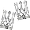 PETITE COURONNE EN ALUMINIUM ARGENT 