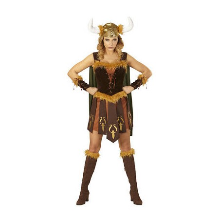 DEGUISEMENT VIKING FEMME AVEC FOURRURE TAILLE XS
