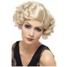 PERRUQUE BLONDE ANNEES 20 CARRE BOUCLE