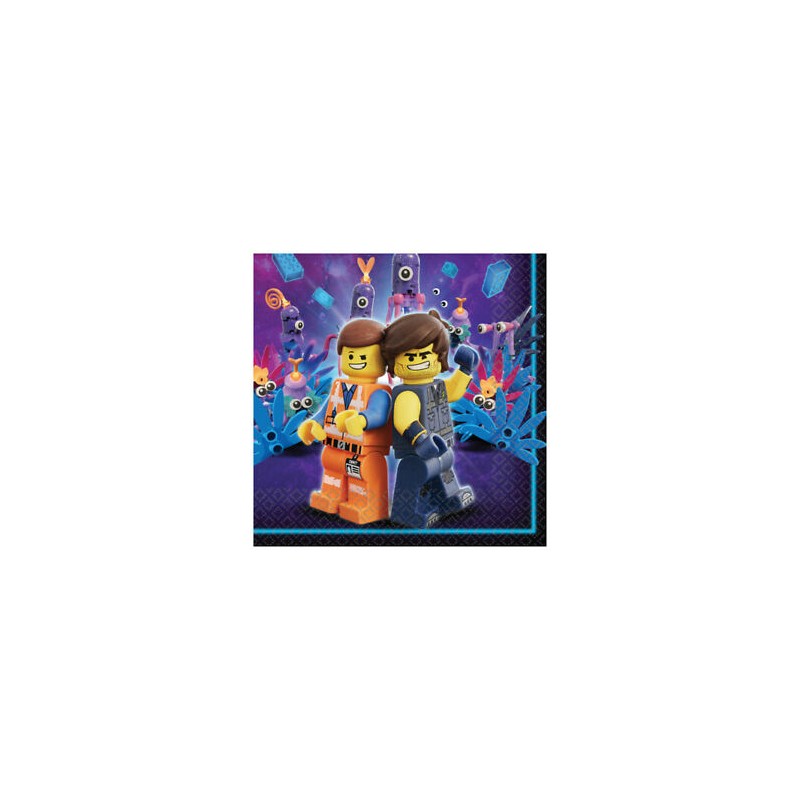 16 SERVIETTES LEGO NINJA 33 X 33 CM 16 SERVIETTES LEGO NINJA 33 X 33 CM