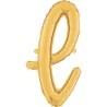 BALLON METALLIQUE LETTRE L CURSIVE OR 36 CM 