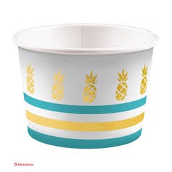 8 COUPELLES A GLACE ANANAS 270 ML 