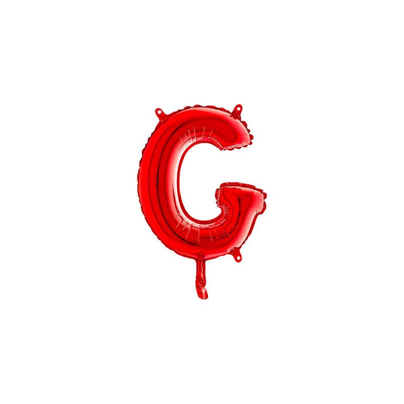 BALLON METALLIQUE LETTRE G ROUGE 35 CM BALLON METALLIQUE LETTRE G ROUGE 35 CM