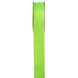 RUBAN SATIN DOUBLE FACE VERT ANIS 6 MM X  25 M