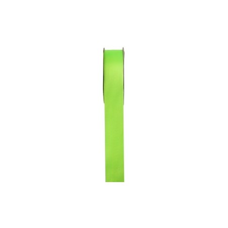 RUBAN SATIN DOUBLE FACE VERT ANIS 6 MM X  25 M