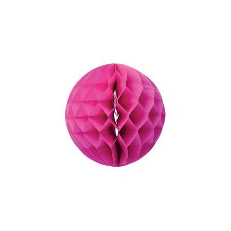 3 BOULES DECO 8 CM FUSHIA 