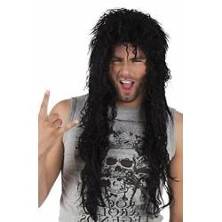 PERRUQUE COOPER ROCKEUR LONGUE NOIRE 