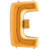 BALLON METALLIQUE LETTRE E OR 102 CM