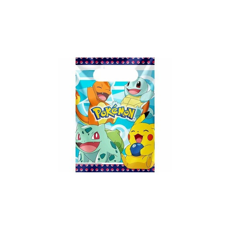 8 SACHETS PLASTIQUE POKEMON PIKACHU 8 SACHETS PLASTIQUE POKEMON PIKACHU